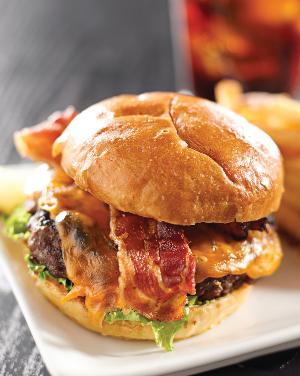 Cheddar Bacon Burgers