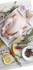 raw turkey