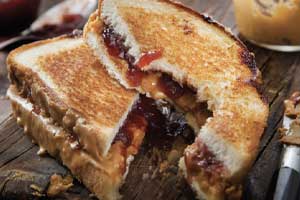 grilled peanut butter and jelly