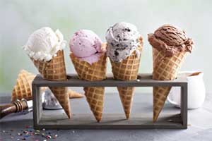 ice cream cones