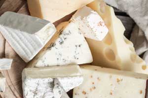 variety of cheese