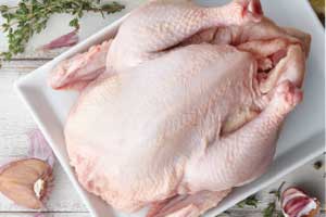 raw turkey