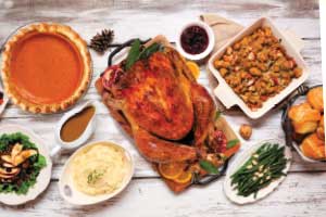 thanksgiving spread